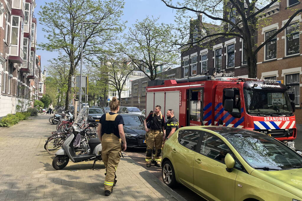 Leiding gebarsten in maisonnette woning