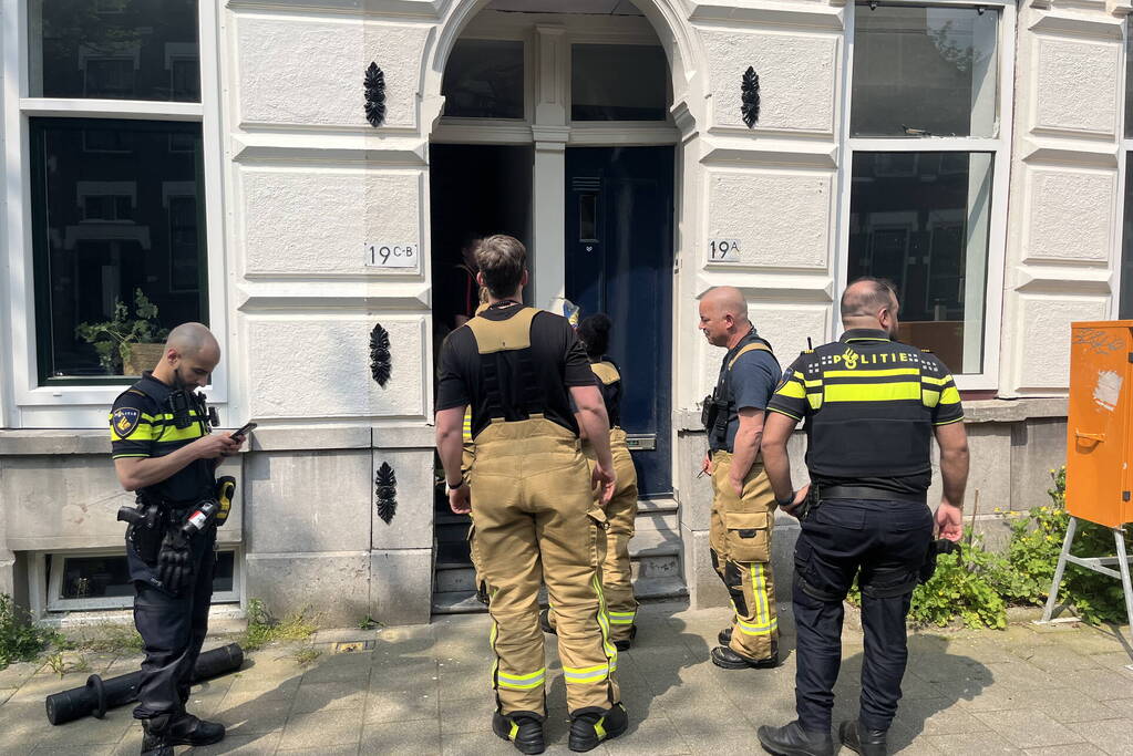 Leiding gebarsten in maisonnette woning