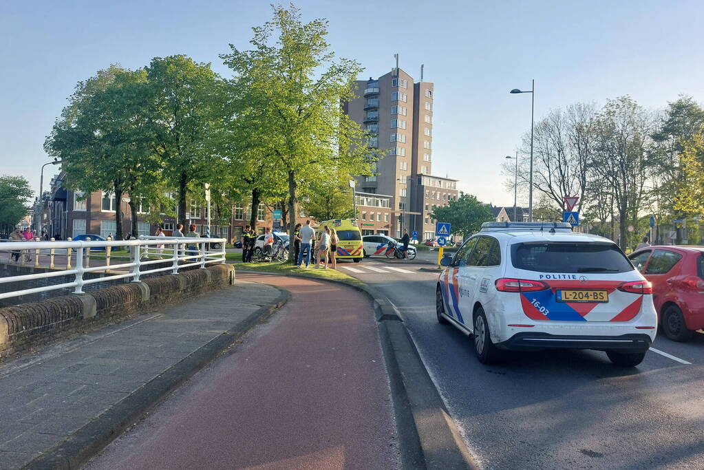 Fietser gewond na ongeval met auto