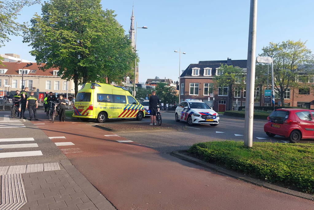 Fietser gewond na ongeval met auto