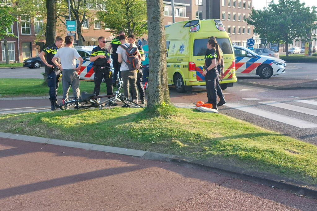 Fietser gewond na ongeval met auto