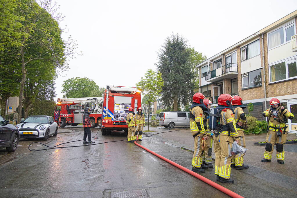 Brandweer ingezet na blikseminslag