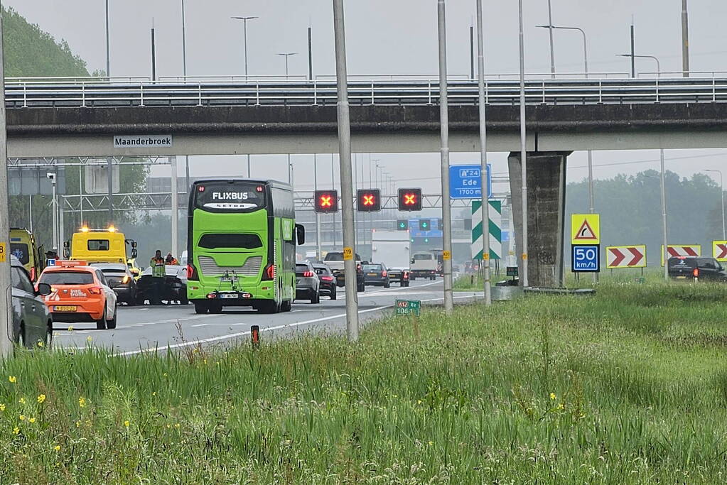 Bestuurders negeren rode kruizen bij aanrijding