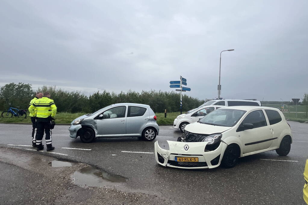 Flinke schade op kruising na ongeval