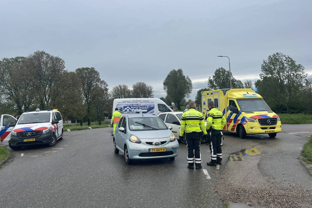 Flinke schade op kruising na ongeval