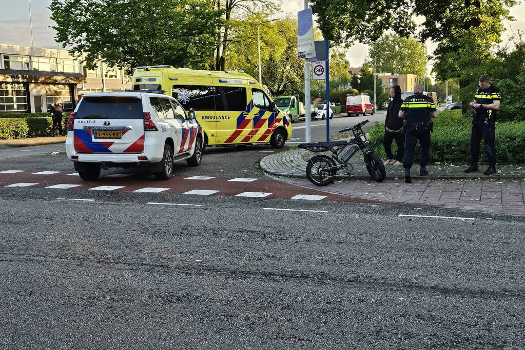 Scooterrijder gewond bij eenzijdig ongeval