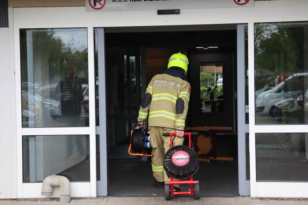 Brand in woning op zesde etage