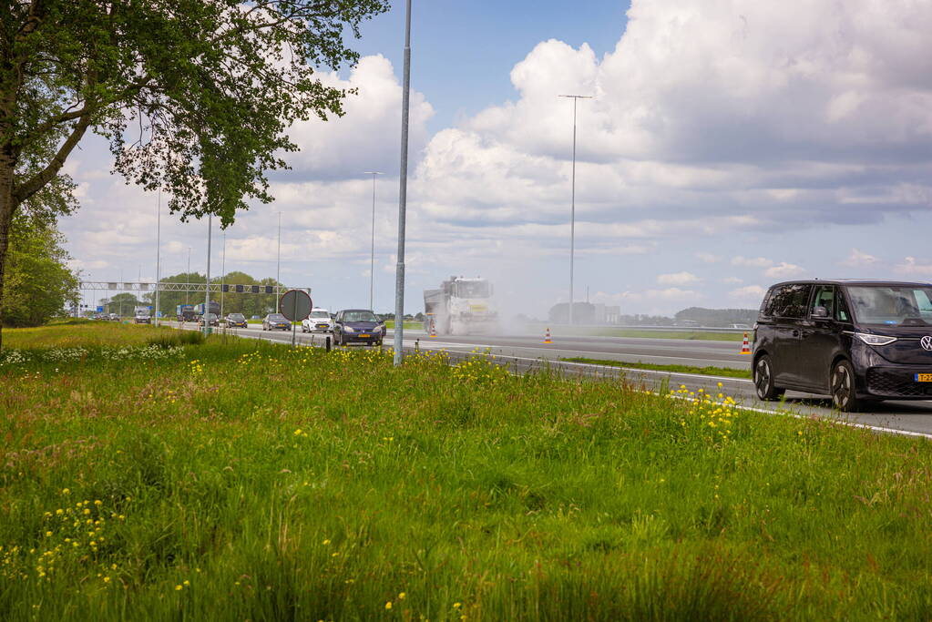 Politie schrijft minder boetes uit bij wegwerkzaamheden dan vorig weekend