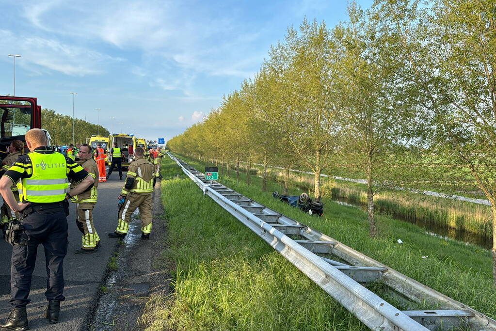 Persoon overleden na ernstig ongeval