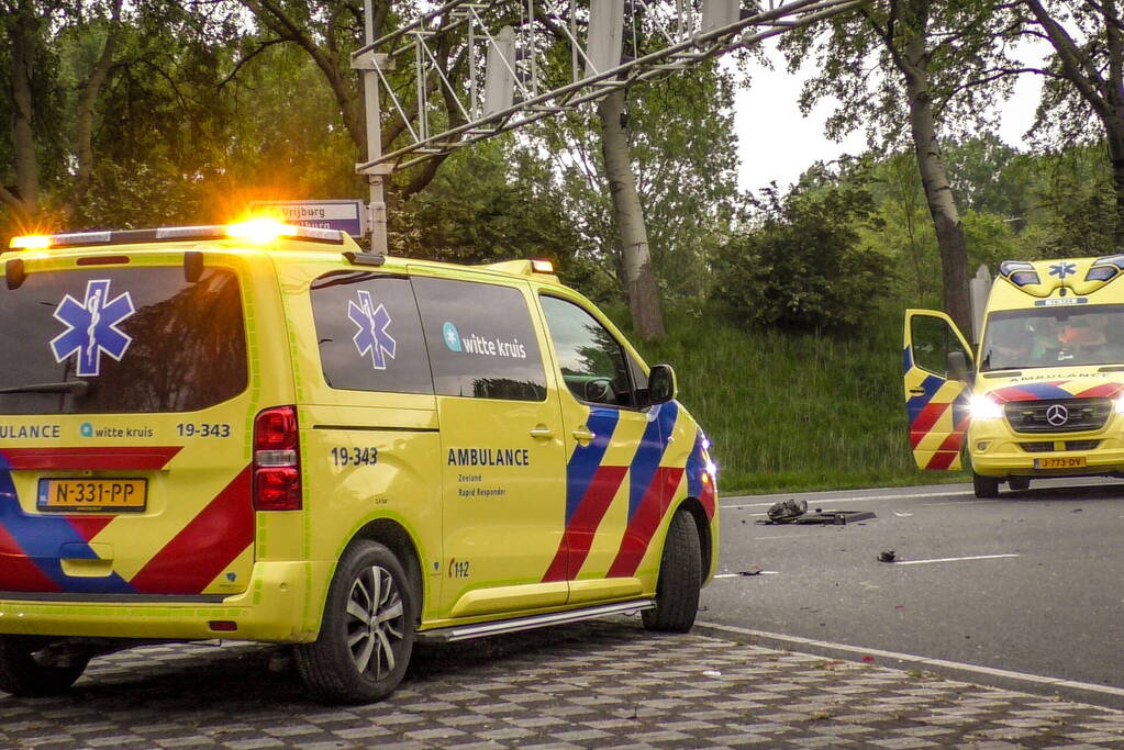 Gewonde bij ongeval op kruising