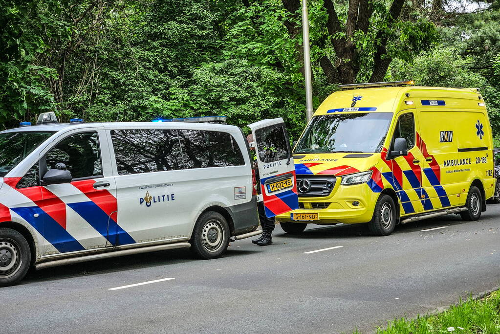 Motorrijder gewond na eenzijdig ongeval