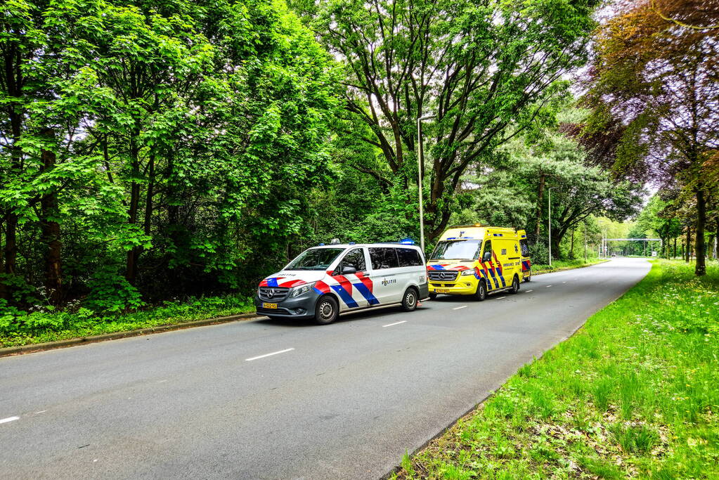 Motorrijder gewond na eenzijdig ongeval