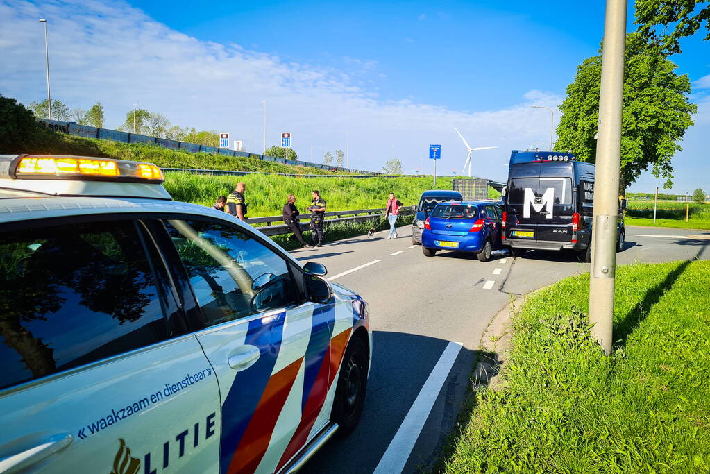 Flinke schade bij ongeval op kruising