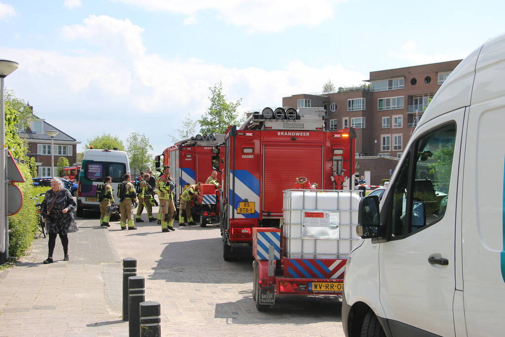 Brand in elektrakast moeilijk te bestrijden