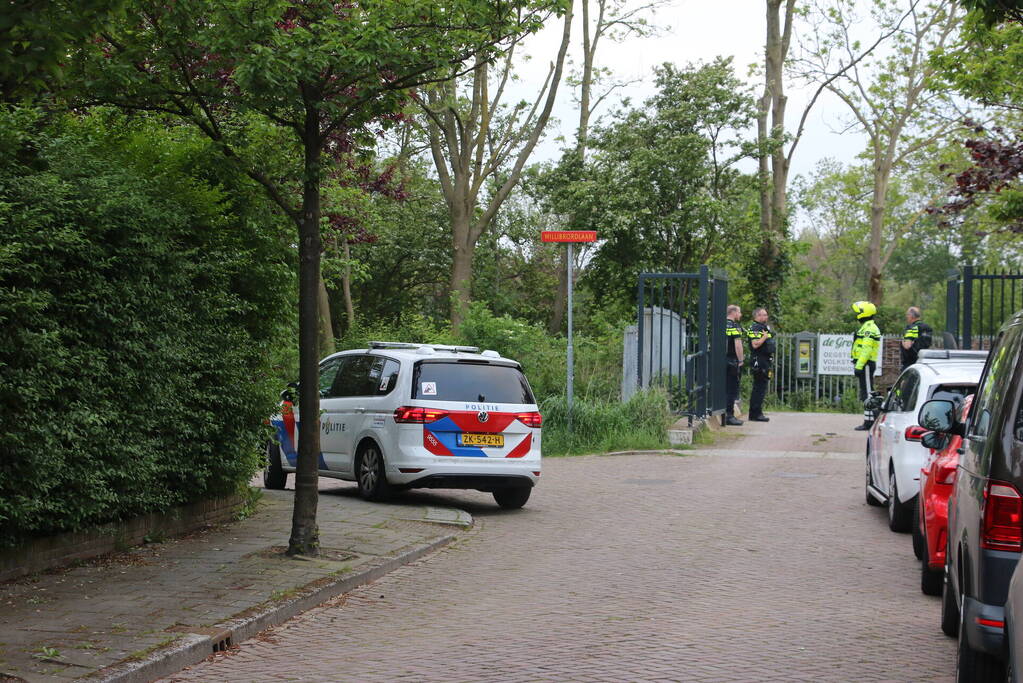 Aanhouding op volkstuinencomplex na bedreiging