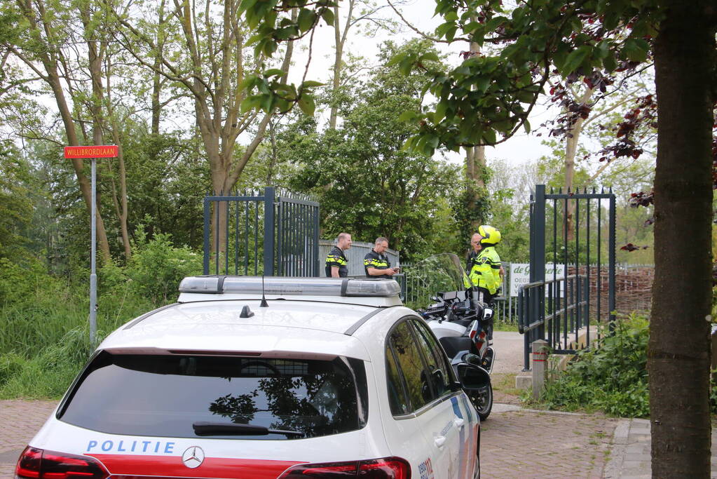 Aanhouding op volkstuinencomplex na bedreiging