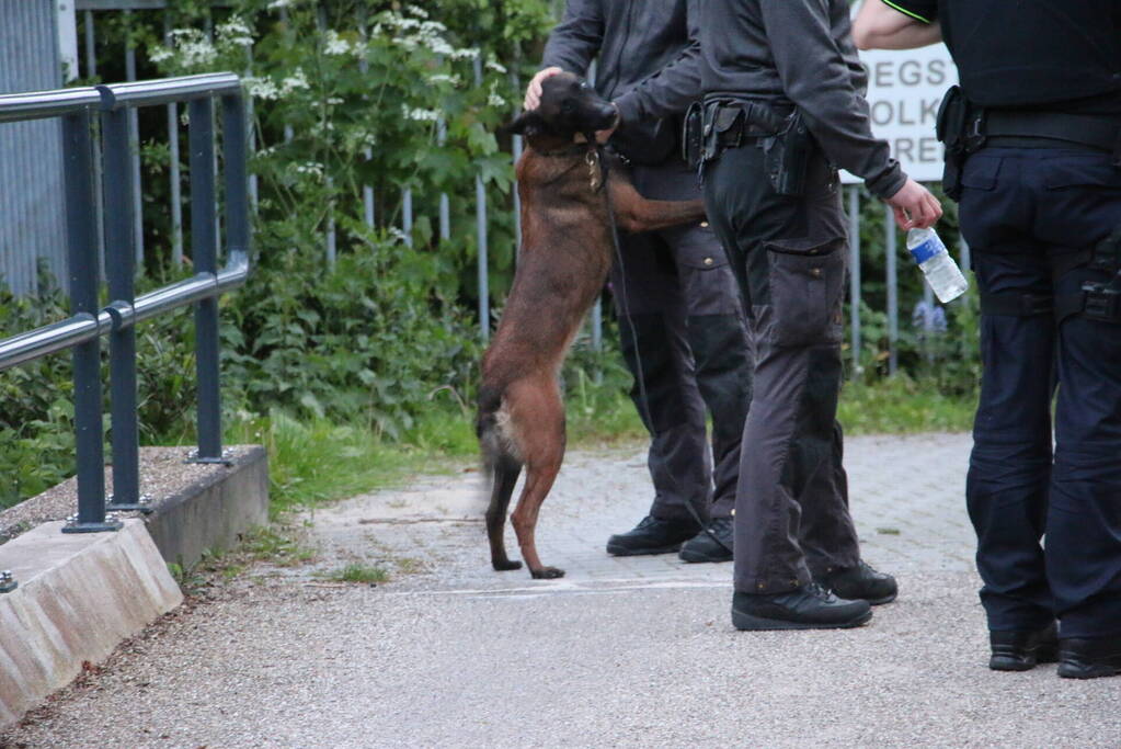 Aanhouding op volkstuinencomplex na bedreiging