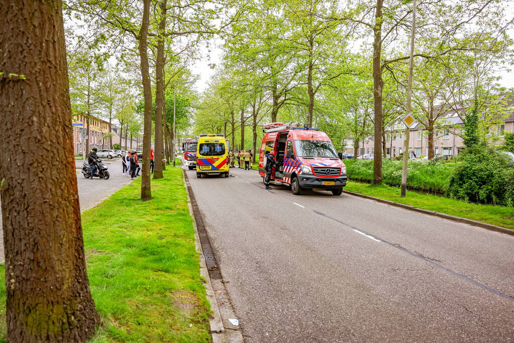 Broer springt in het water om zusje te redden