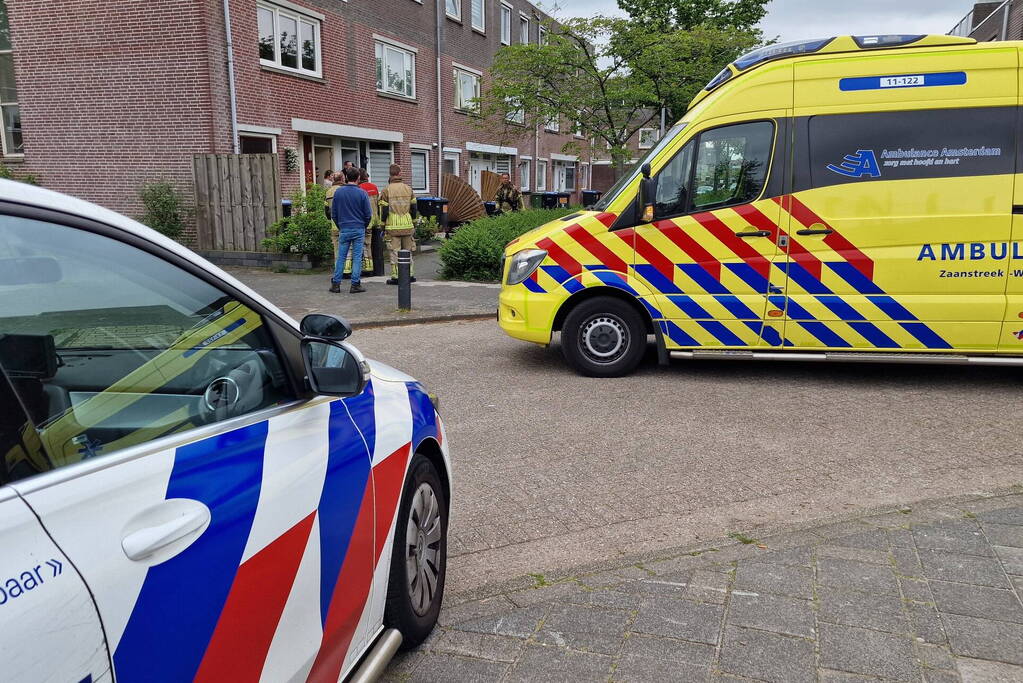 Veel hulpdiensten ingezet voor incident in woning