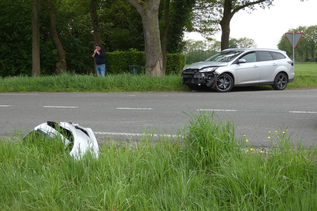 Motorrijder gewond bij botsing met automobilist