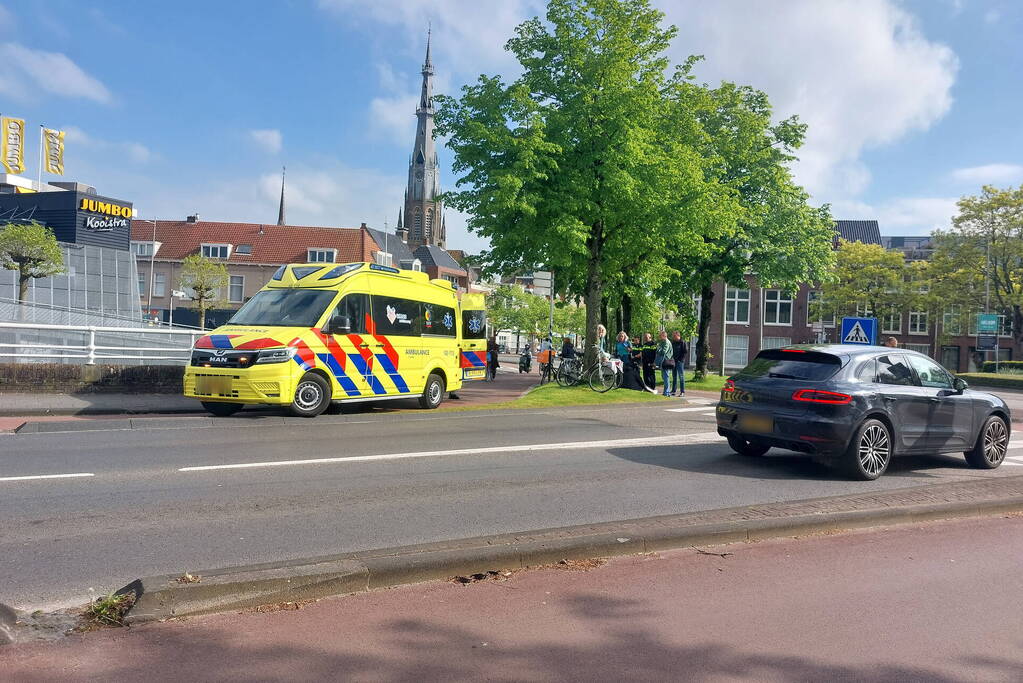 Fietser gewond bij aanrijding met automobilist