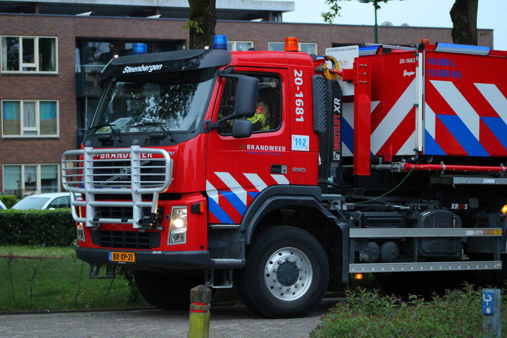 Grote brand in schuur