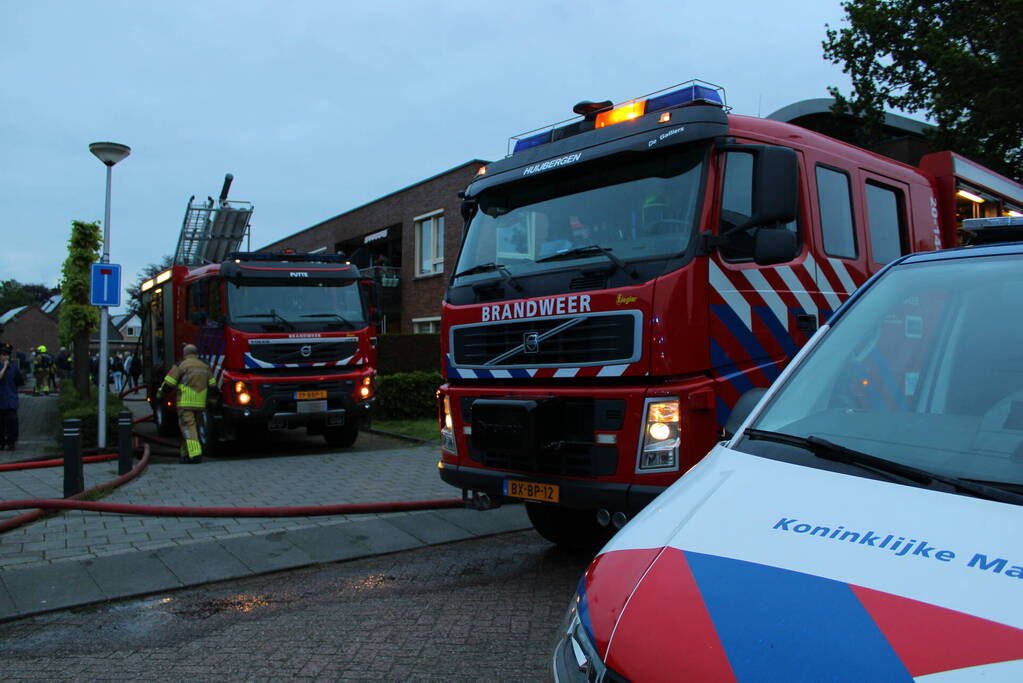 Grote brand in schuur