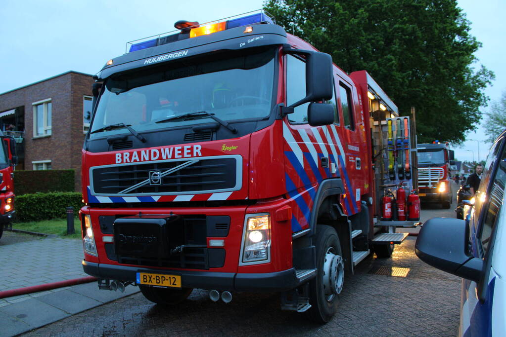 Grote brand in schuur