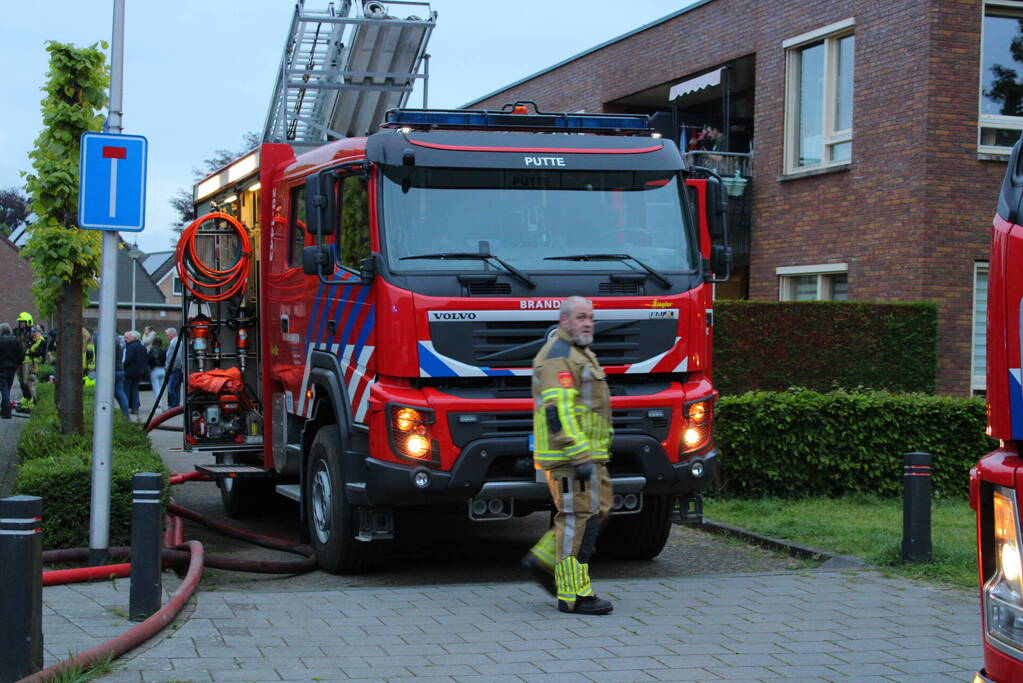 Grote brand in schuur