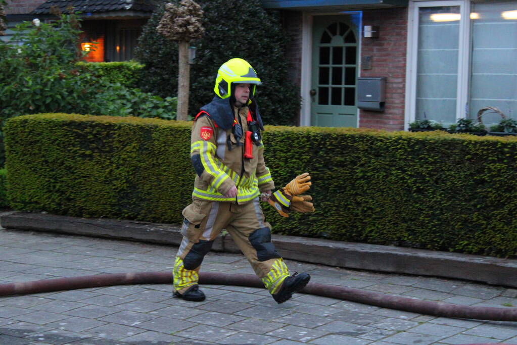 Grote brand in schuur