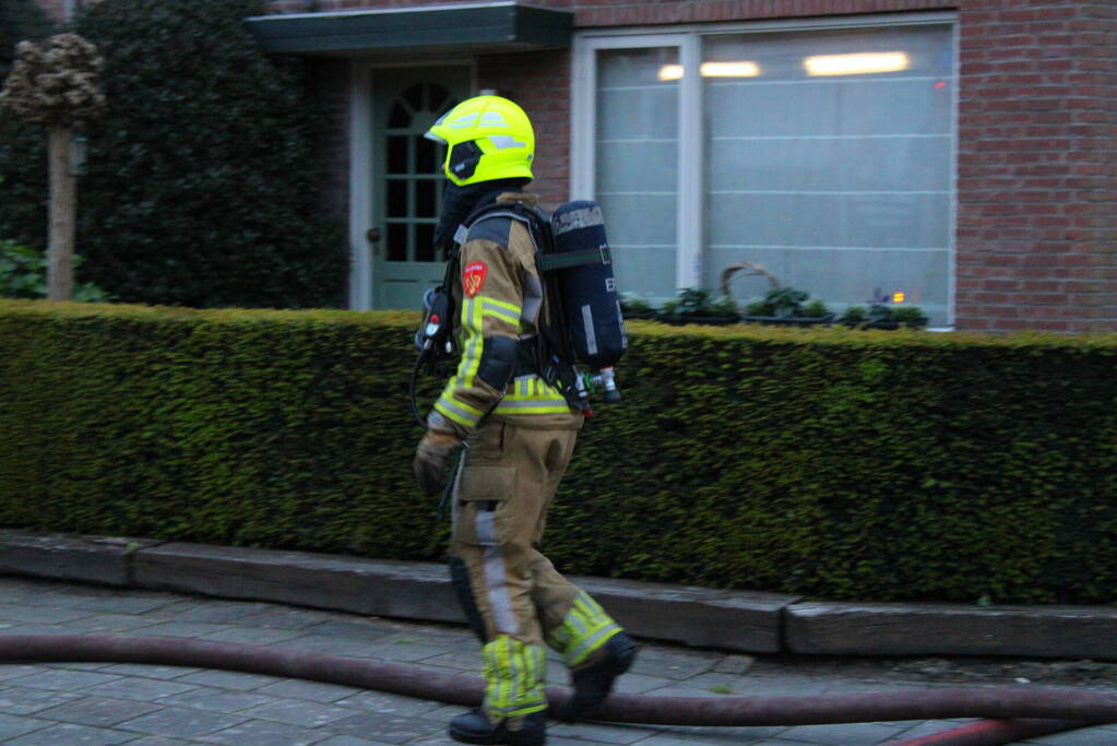 Grote brand in schuur