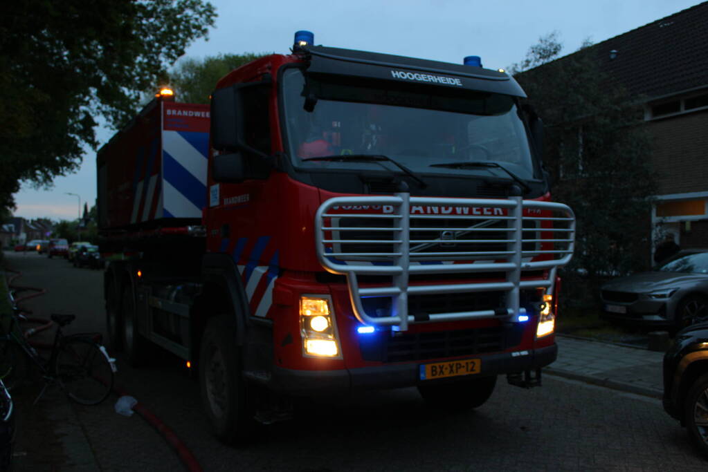 Grote brand in schuur