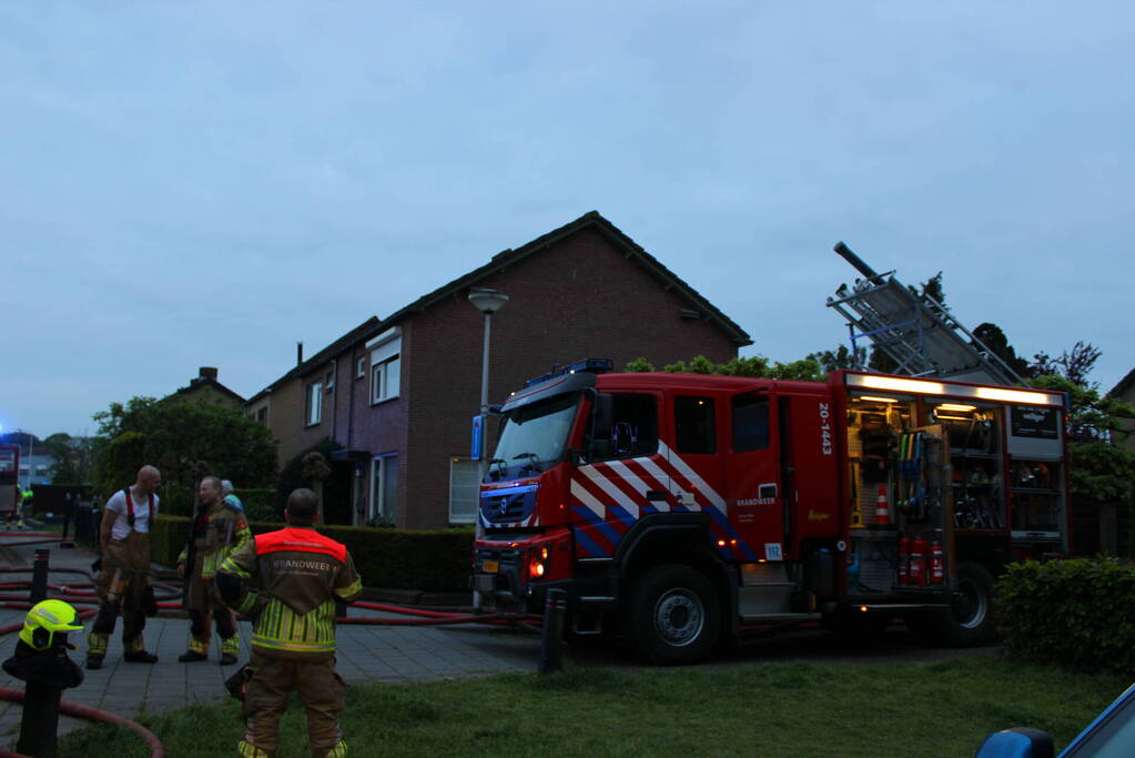 Grote brand in schuur