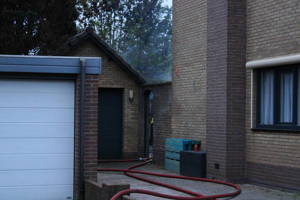 Grote brand in schuur