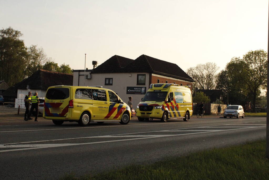 Scooterrijder gewond bij aanrijding met automobilist