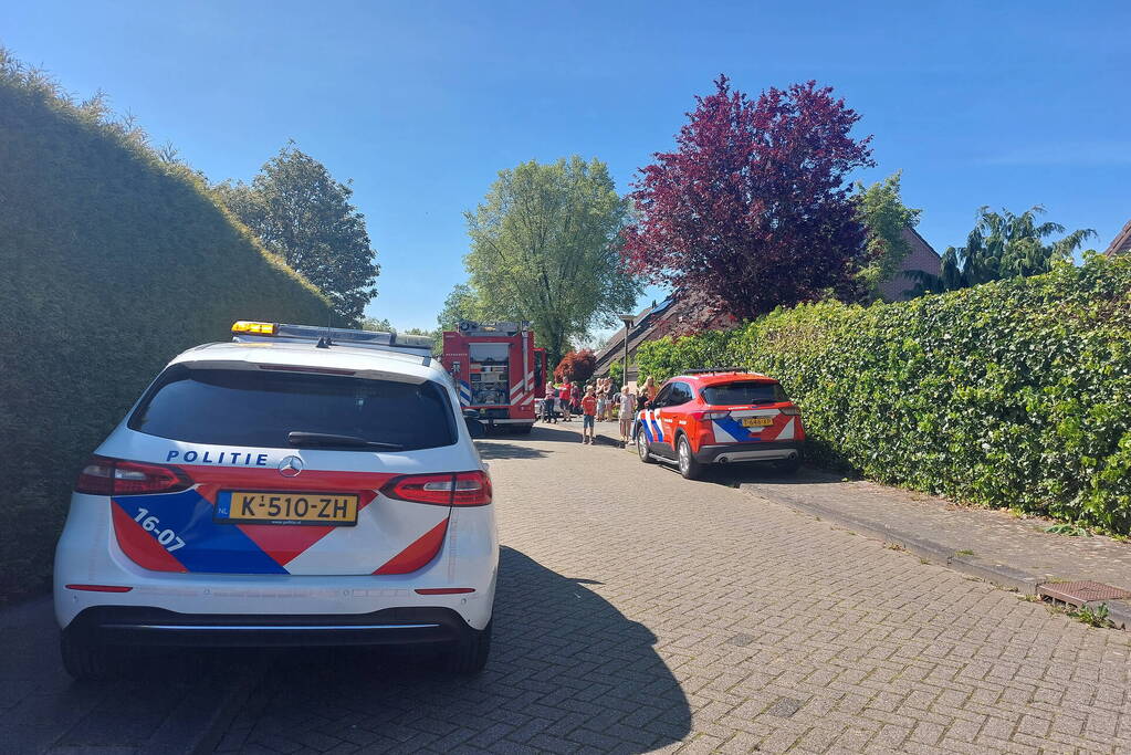 Brand in droger snel onder controle