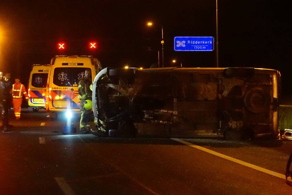 Twee voertuigen betrokken bij zwaar ongeval