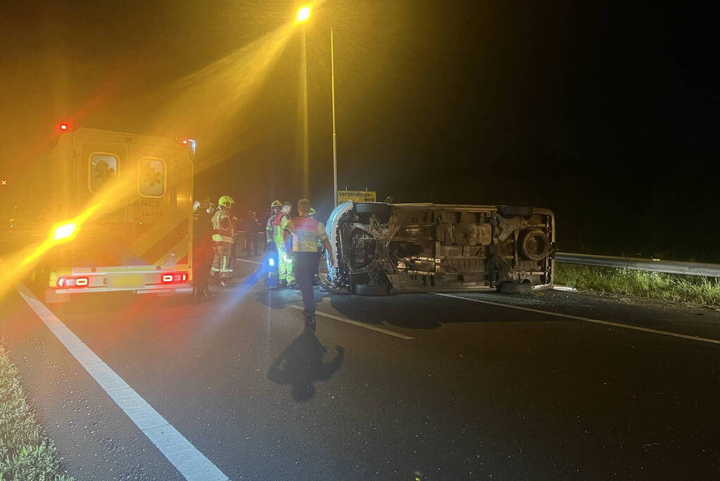 Twee voertuigen betrokken bij zwaar ongeval