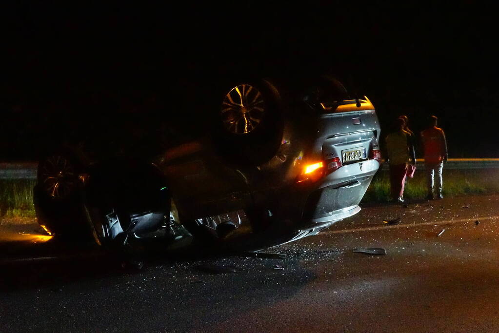 Twee voertuigen betrokken bij zwaar ongeval