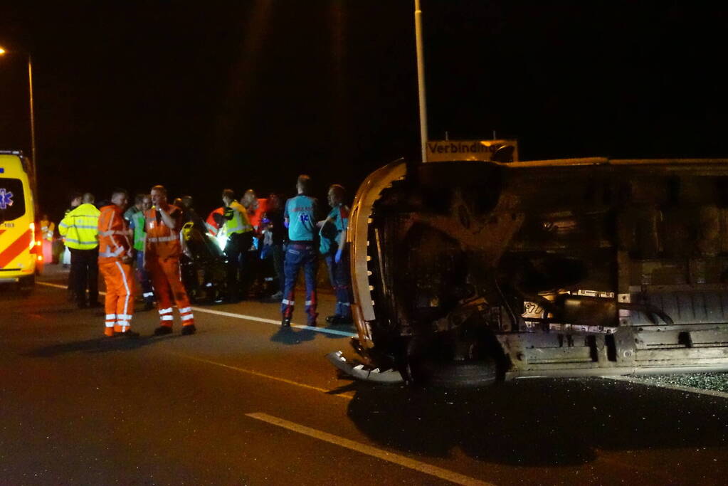 Twee voertuigen betrokken bij zwaar ongeval