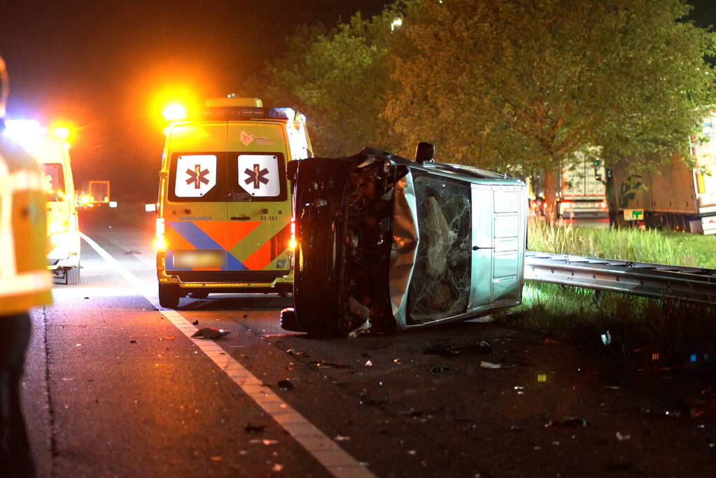 Gewonden na nachtelijk ongeluk