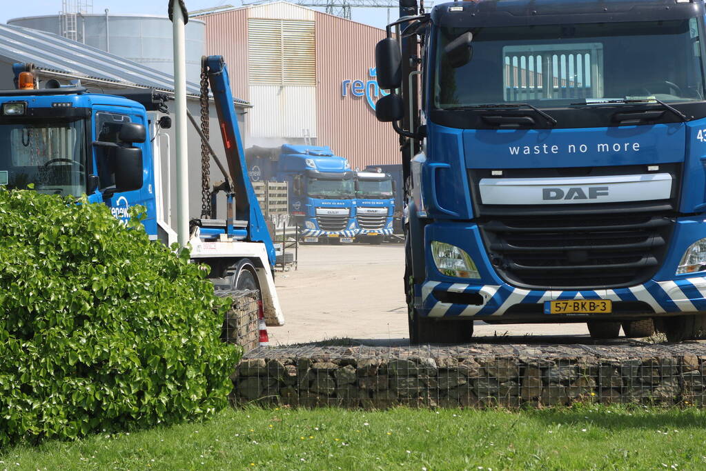 Brand op het terrein van Renewi