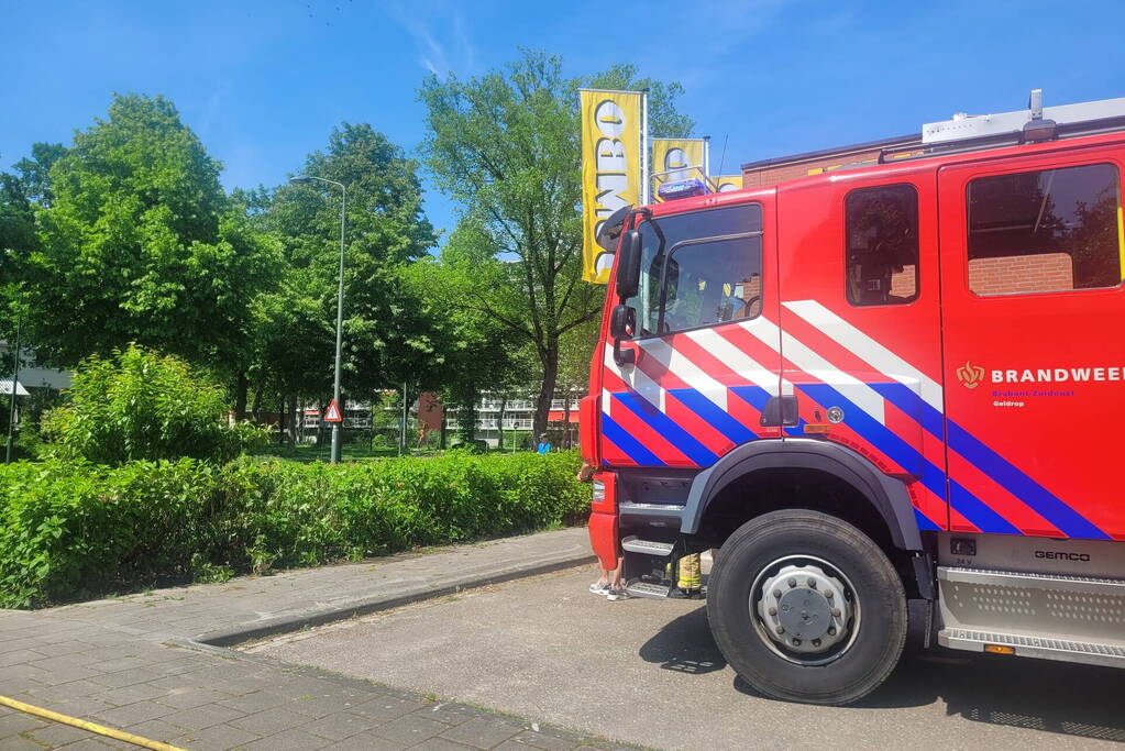 Brand in heg snel geblust