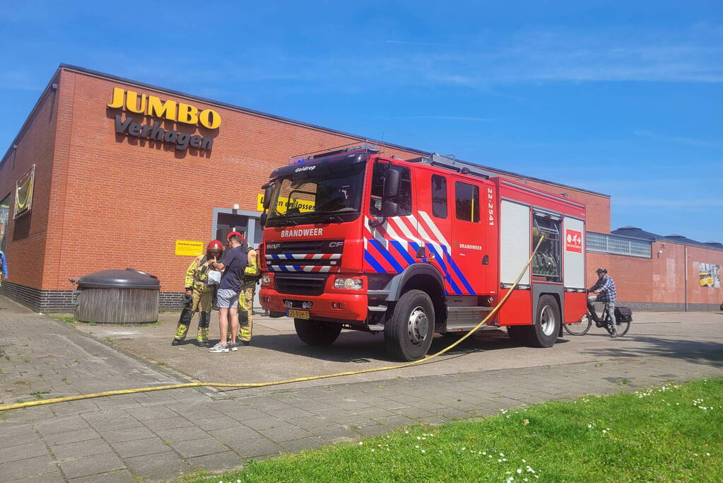 Brand in heg snel geblust