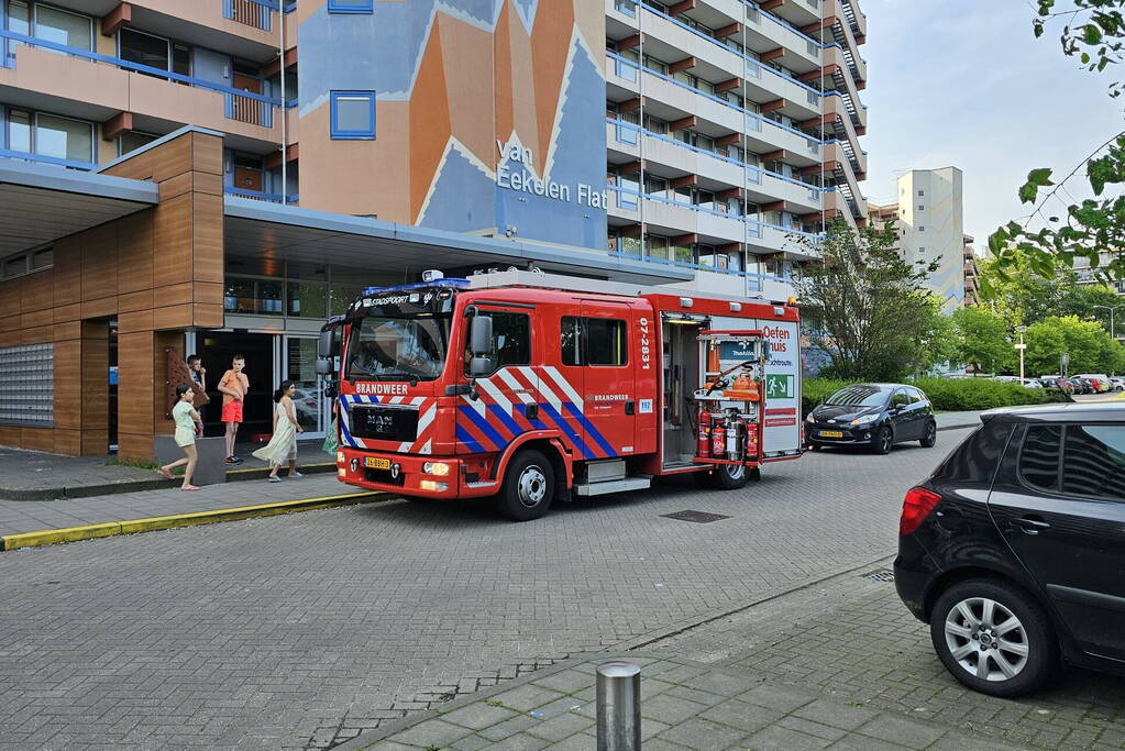 Gaslucht door dicht gevallen deur