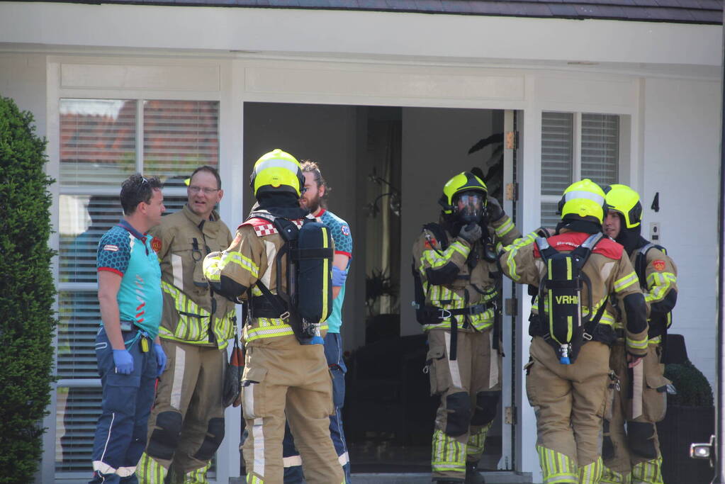 Woning geventileerd na vreemde lucht