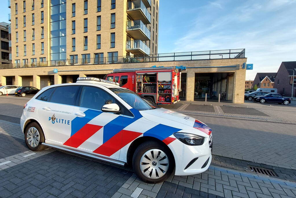 Wateroverlast in Albert Heijn door gesprongen leiding