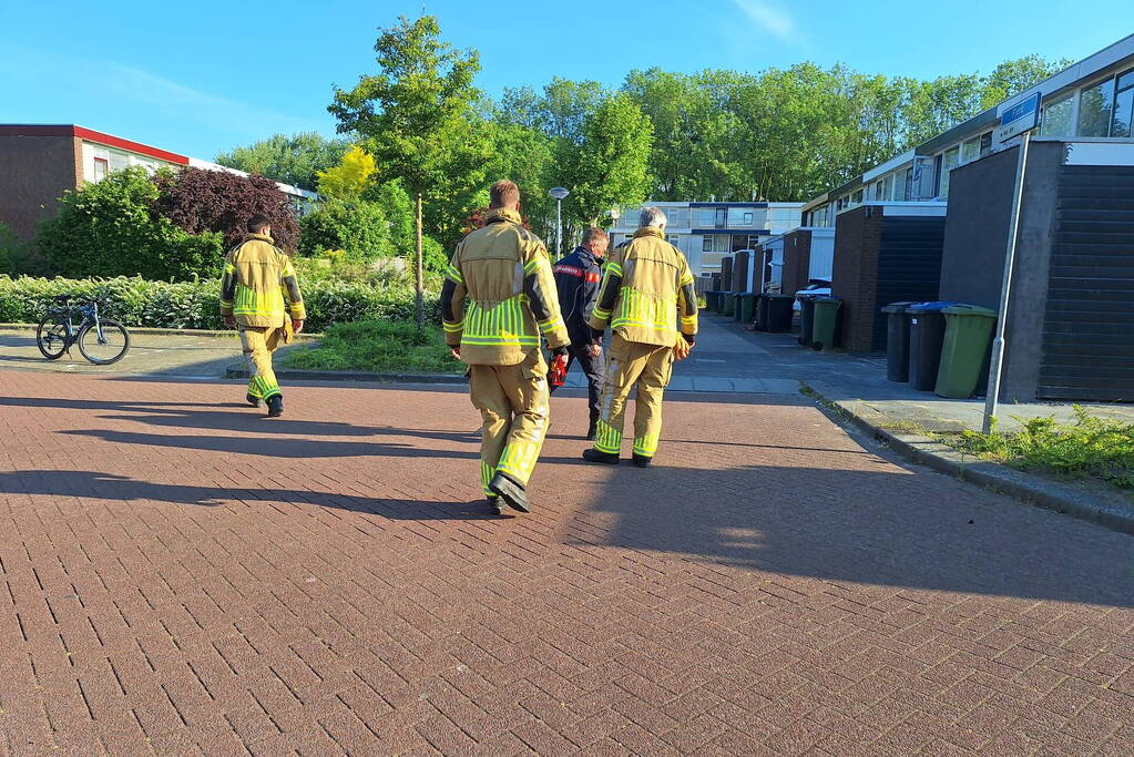 Brandweer doet wederom onderzoek naar vreemde lucht