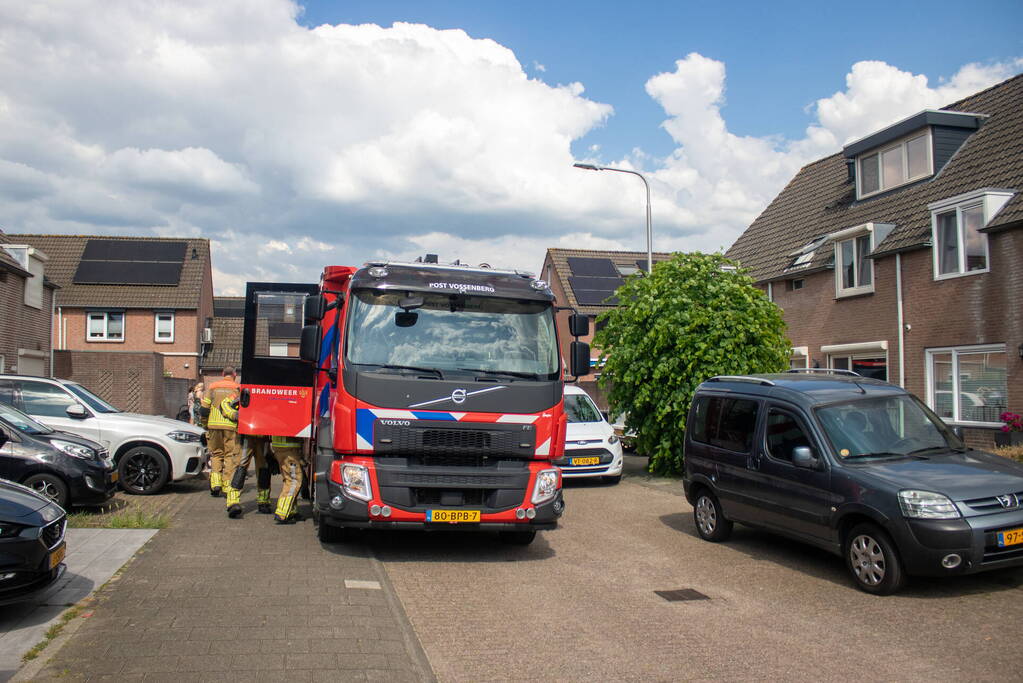 Brand op dak van woning door werkzaamheden