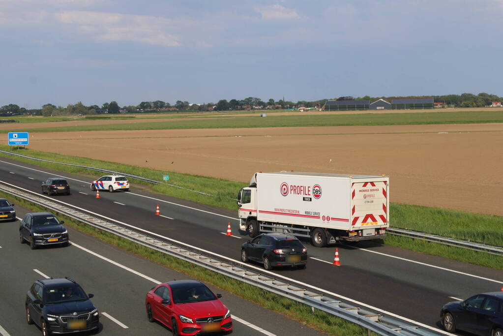 Motorrijder komt ten val